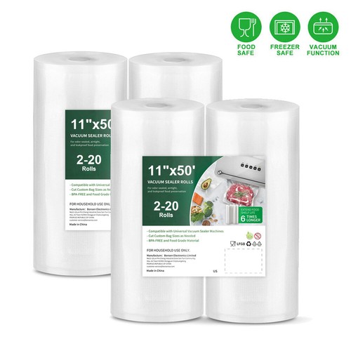 X50 vacuum sealer rolls - 4x, 11"x50'